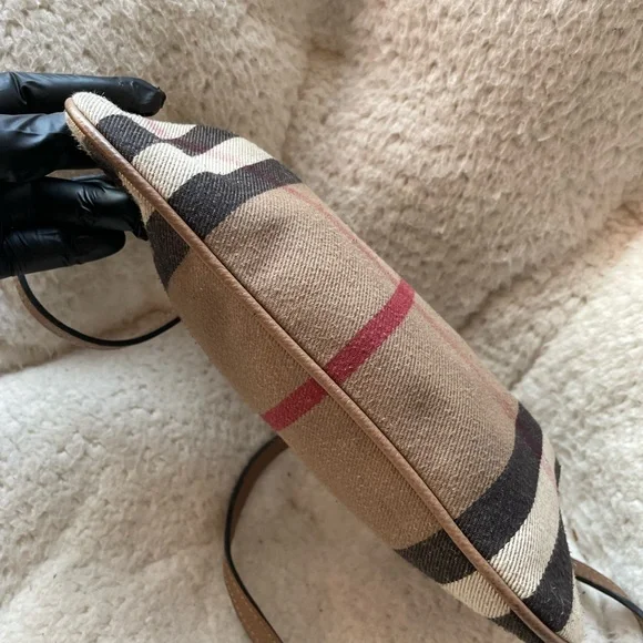 Burberry Tan and Red Crossbody Bag - Picture 7 of 12